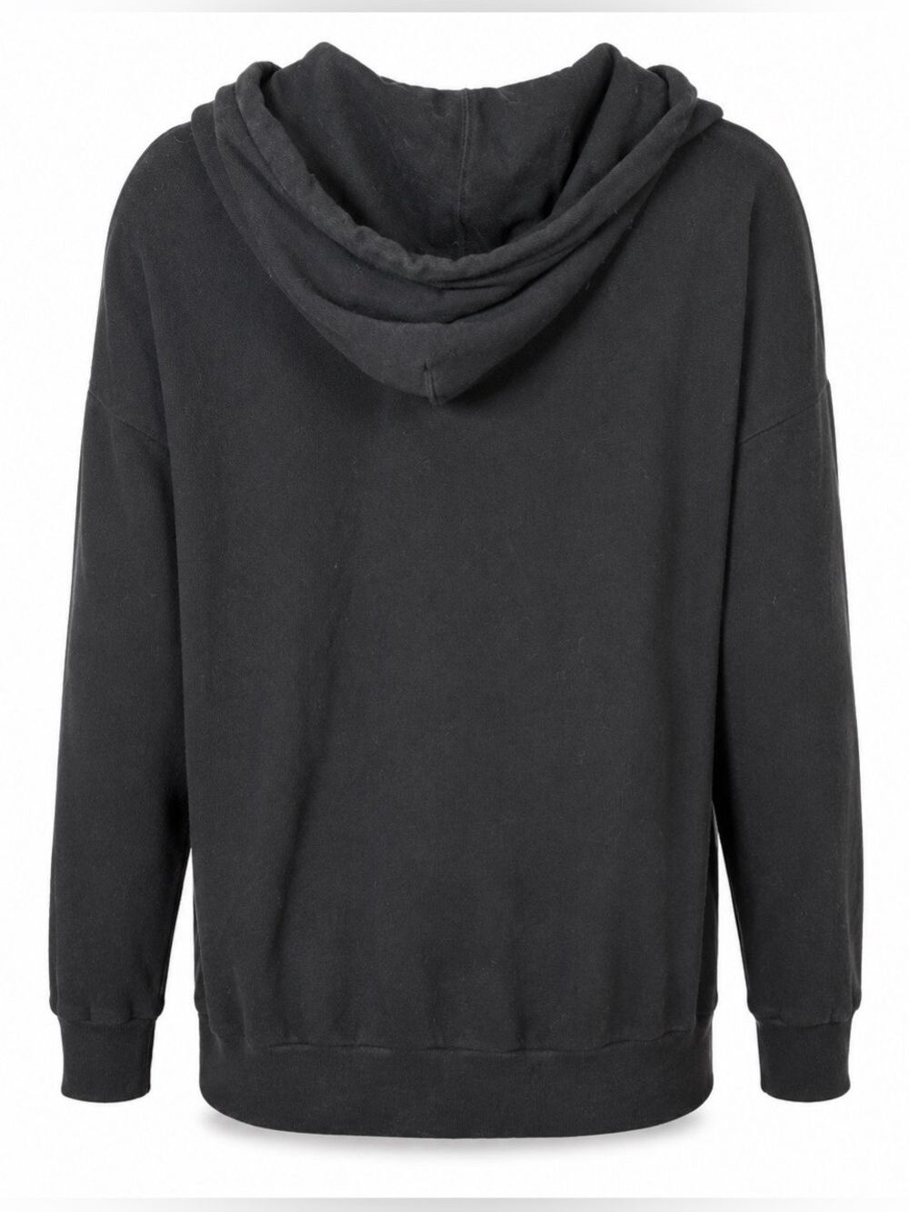 Levi’s Oversized Floral Logo Pullover Hoodie Black Medium Drop Shoulder - Picture 2 of 6